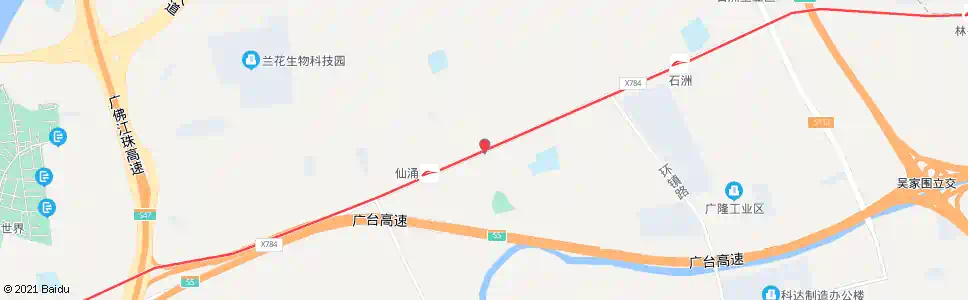 佛山仙涌村_公交站地图_佛山公交_妙搜公交查询2025