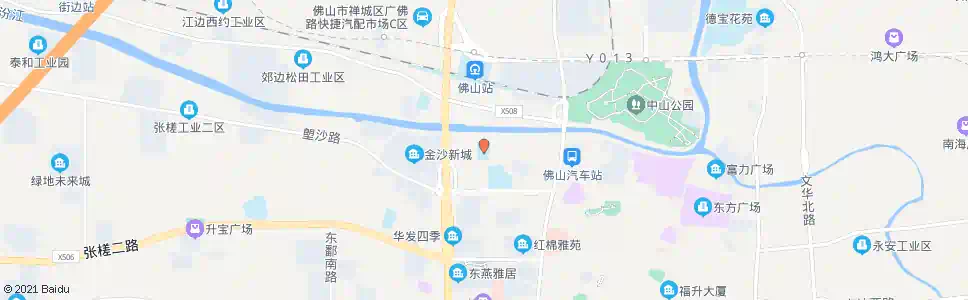 佛山古三小学_公交站地图_佛山公交_妙搜公交查询2025