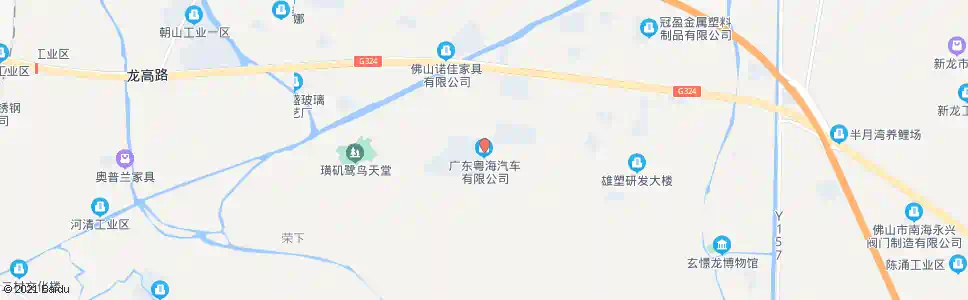 佛山九江交警中队(原粤海汽车公司)_公交站地图_佛山公交_妙搜公交查询2025