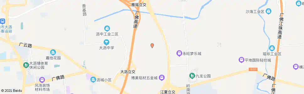佛山后滘村_公交站地图_佛山公交_妙搜公交查询2025
