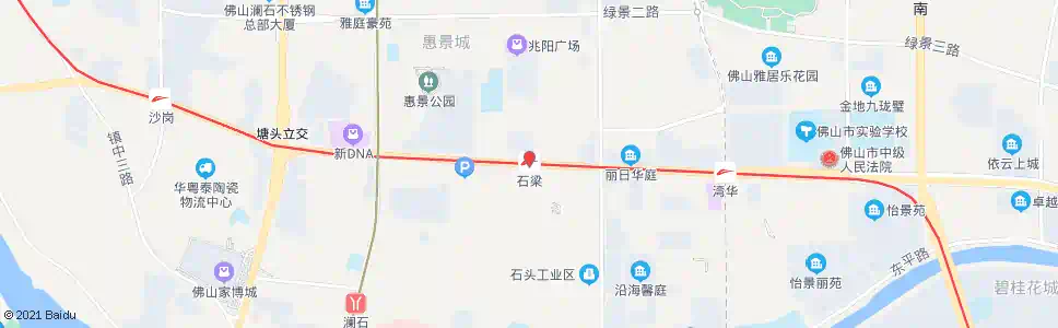 佛山石梁_公交站地图_佛山公交_妙搜公交查询2025