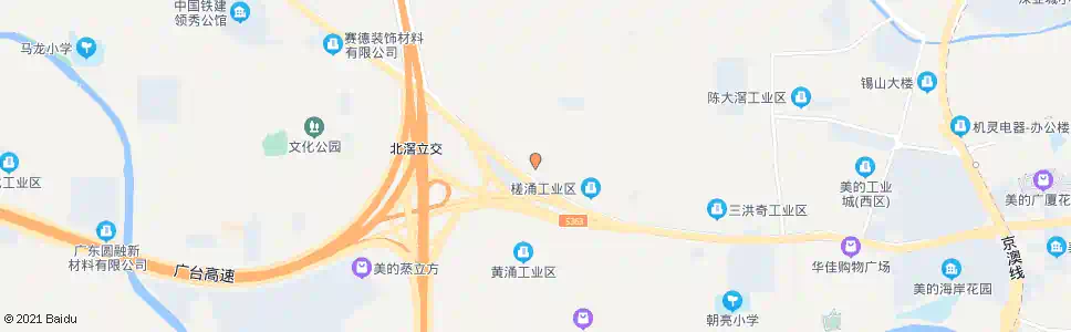 佛山黄涌路口_公交站地图_佛山公交_妙搜公交查询2025