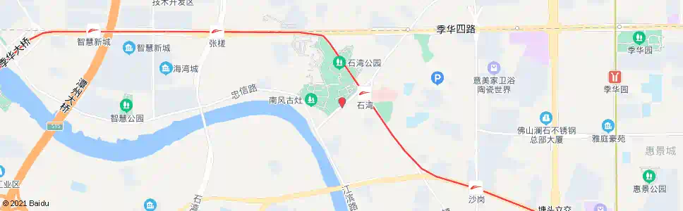 佛山陶都_公交站地图_佛山公交_妙搜公交查询2025