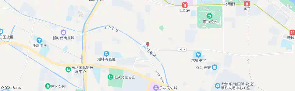 佛山荷村牌坊(荷岳公路)_公交站地图_佛山公交_妙搜公交查询2025