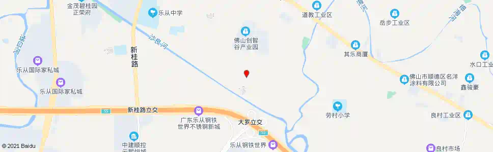 佛山大罗村(市广路)_公交站地图_佛山公交_妙搜公交查询2025