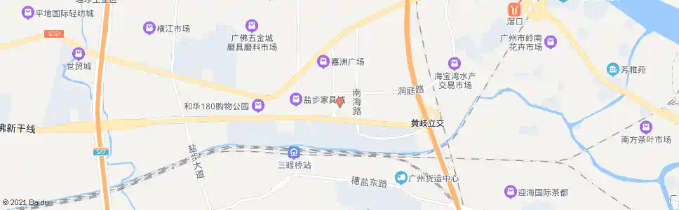 佛山洞庭路(碧翠华庭)_公交站地图_佛山公交_妙搜公交查询2025