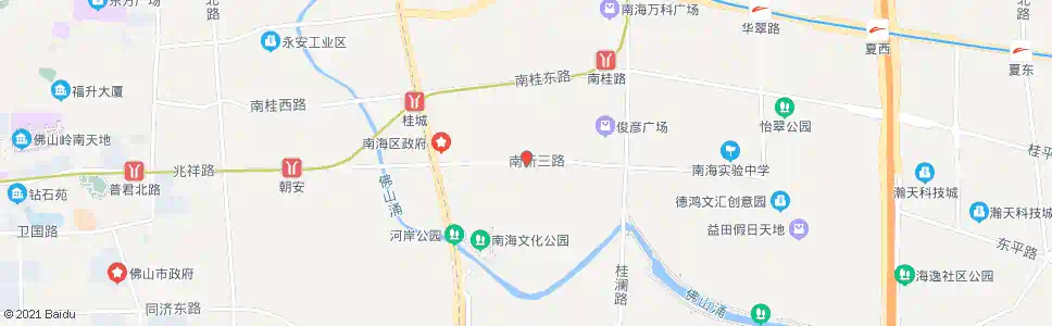 佛山东二路口_公交站地图_佛山公交_妙搜公交查询2025