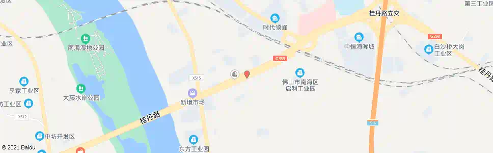 佛山小塘路口(桂丹路)_公交站地图_佛山公交_妙搜公交查询2025