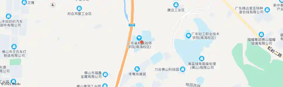 佛山广东工业设计培训学院_公交站地图_佛山公交_妙搜公交查询2025