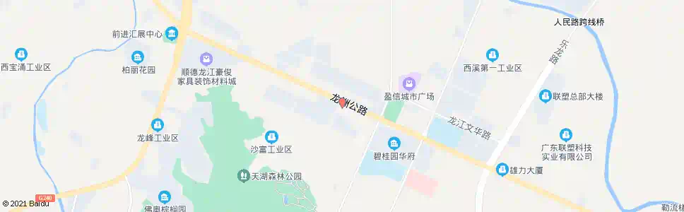 佛山龙江派出所_公交站地图_佛山公交_妙搜公交查询2025