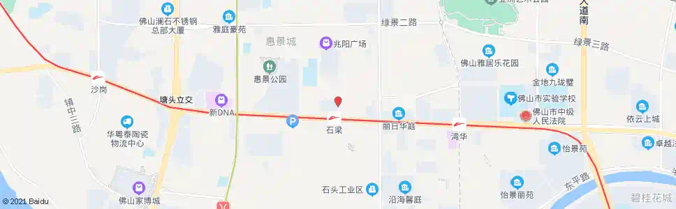 佛山金澜新村_公交站地图_佛山公交_妙搜公交查询2025