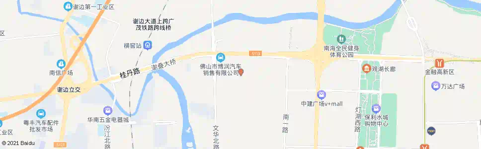 佛山叠滘第二小学_公交站地图_佛山公交_妙搜公交查询2025