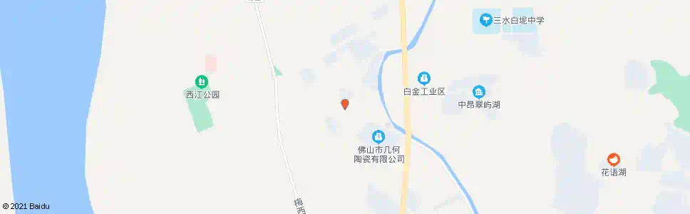 佛山白坭开发区_公交站地图_佛山公交_妙搜公交查询2025