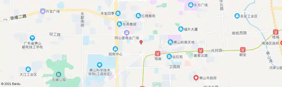 佛山盐步工人文化宫_公交站地图_佛山公交_妙搜公交查询2025