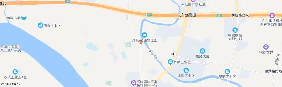 佛山环镇西路水藤路口_公交站地图_佛山公交_妙搜公交查询2025