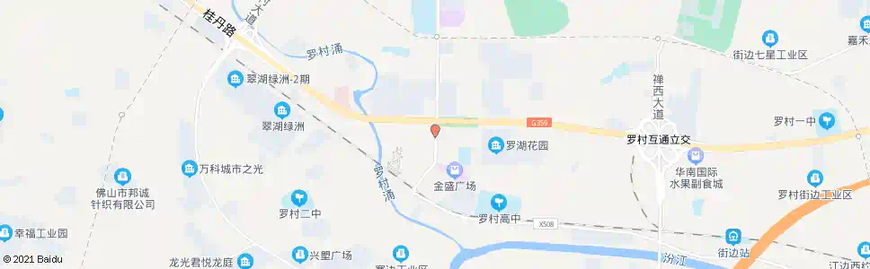 佛山南湖一路_公交站地图_佛山公交_妙搜公交查询2025
