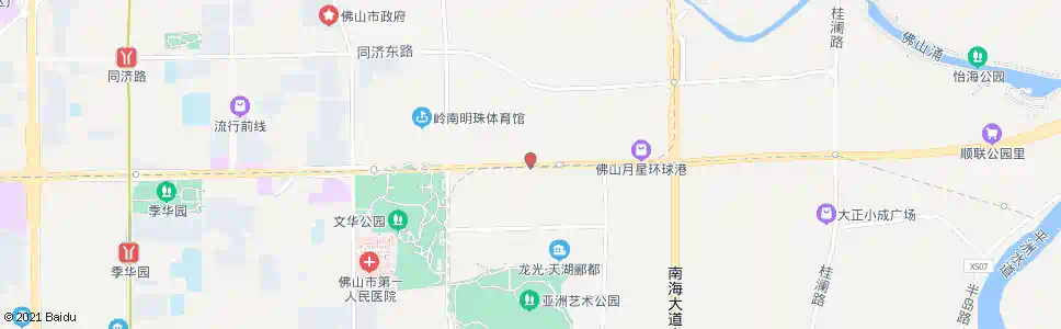 佛山季华六路_公交站地图_佛山公交_妙搜公交查询2025