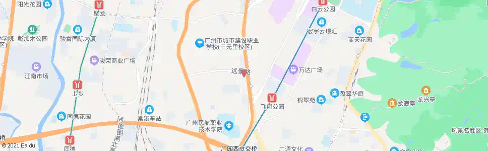 佛山白云区政务中心_公交站地图_佛山公交_妙搜公交查询2025