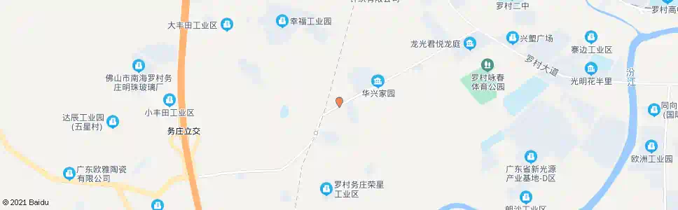 佛山务庄市场_公交站地图_佛山公交_妙搜公交查询2025