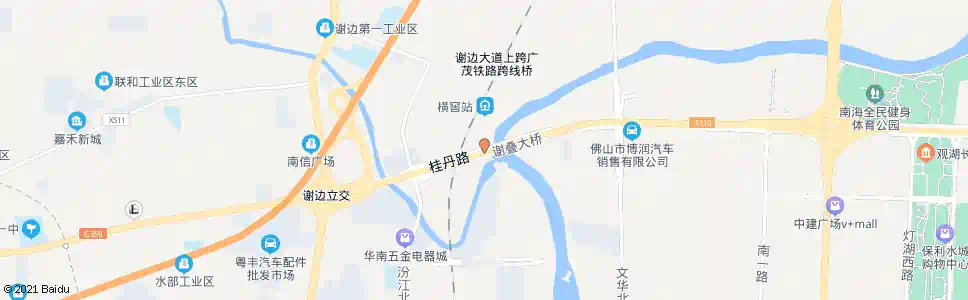 佛山瓜步汛村_公交站地图_佛山公交_妙搜公交查询2025