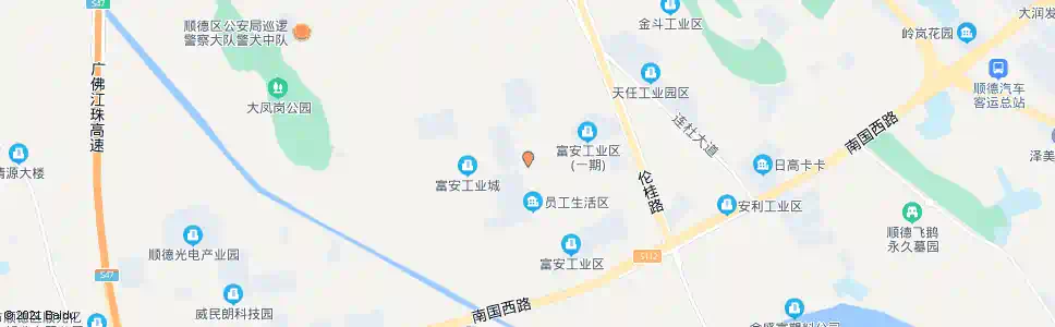 佛山宝丽雅(连富三路)_公交站地图_佛山公交_妙搜公交查询2025