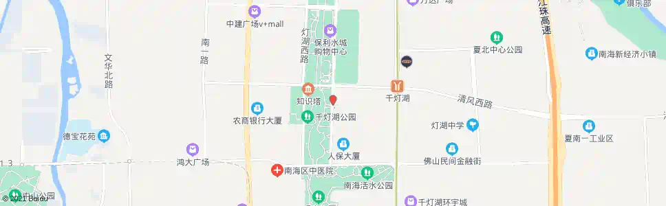 佛山灯湖东路中_公交站地图_佛山公交_妙搜公交查询2025