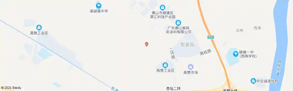 佛山上地信社_公交站地图_佛山公交_妙搜公交查询2025