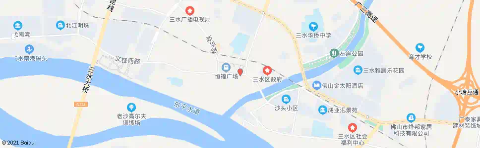 佛山文锋东路_公交站地图_佛山公交_妙搜公交查询2025
