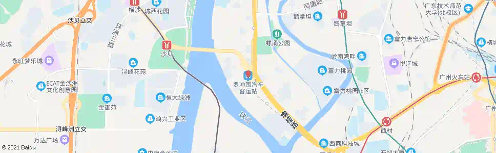 佛山罗冲围汽车客运站_公交站地图_佛山公交_妙搜公交查询2025