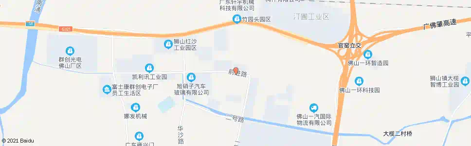 佛山前进东路_公交站地图_佛山公交_妙搜公交查询2025
