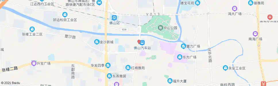 佛山汽车站A站_公交站地图_佛山公交_妙搜公交查询2025