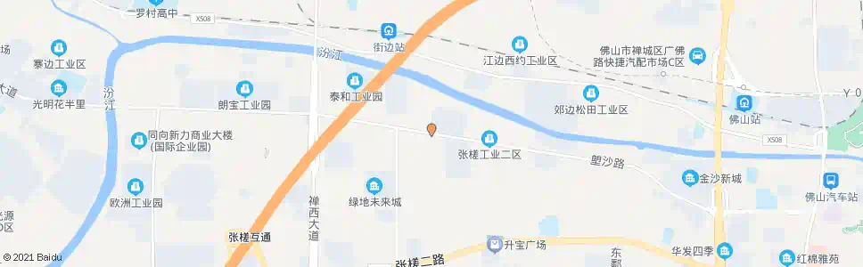 佛山塱沙路中_公交站地图_佛山公交_妙搜公交查询2025