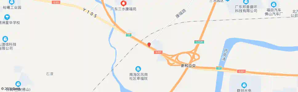 佛山新丰中路口_公交站地图_佛山公交_妙搜公交查询2025