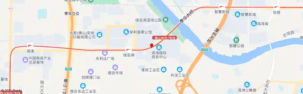 佛山绿岛广场_公交站地图_佛山公交_妙搜公交查询2025