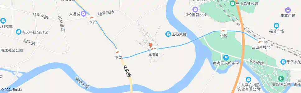 佛山立新路(玉器城)_公交站地图_佛山公交_妙搜公交查询2025