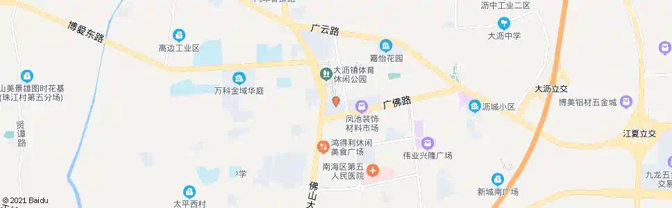 佛山盐步村委_公交站地图_佛山公交_妙搜公交查询2025