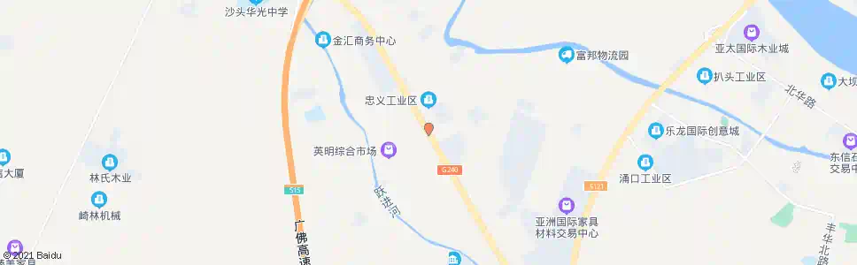 佛山沙头英明_公交站地图_佛山公交_妙搜公交查询2025