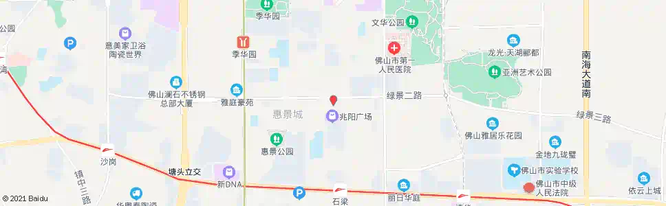 佛山华远东路口B站_公交站地图_佛山公交_妙搜公交查询2025