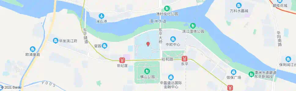 佛山世纪莲体育馆_公交站地图_佛山公交_妙搜公交查询2025