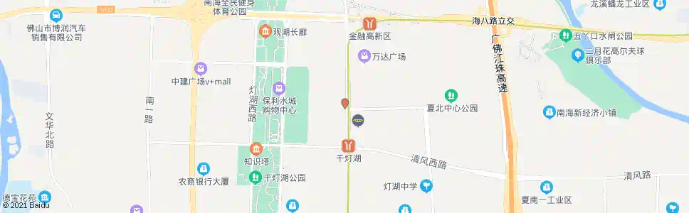佛山桂澜海六路口_公交站地图_佛山公交_妙搜公交查询2025