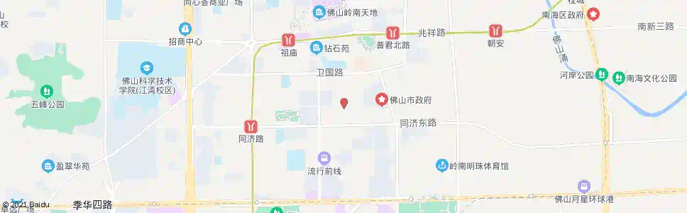佛山金鱼街_公交站地图_佛山公交_妙搜公交查询2025