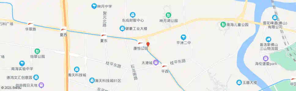 佛山平西路口_公交站地图_佛山公交_妙搜公交查询2025