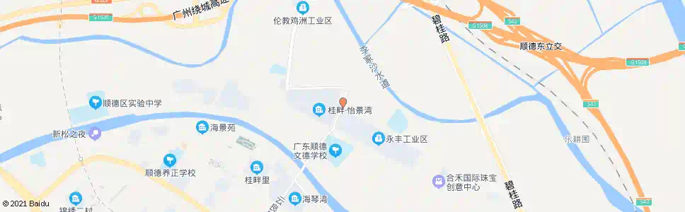 佛山永丰市场_公交站地图_佛山公交_妙搜公交查询2025