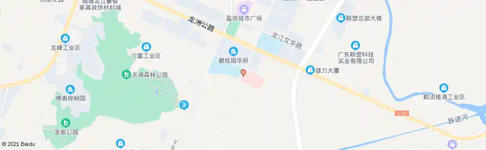佛山龙江医院_公交站地图_佛山公交_妙搜公交查询2025