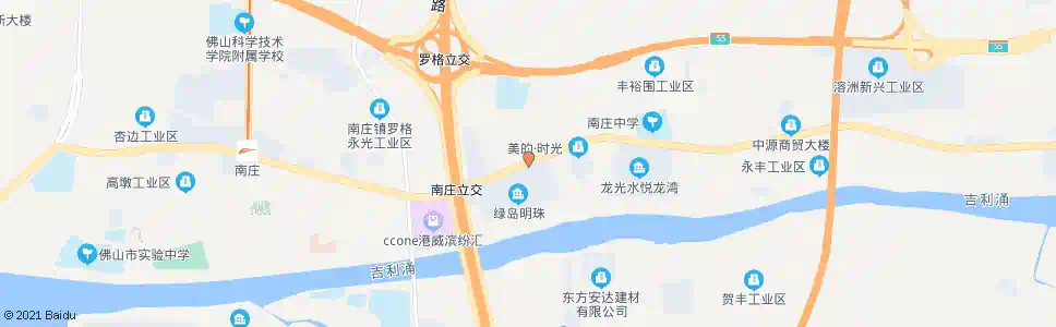 佛山南庄道班_公交站地图_佛山公交_妙搜公交查询2025