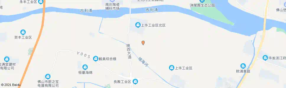 佛山上华市场_公交站地图_佛山公交_妙搜公交查询2025