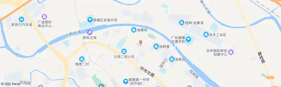 佛山新桂居委会_公交站地图_佛山公交_妙搜公交查询2025