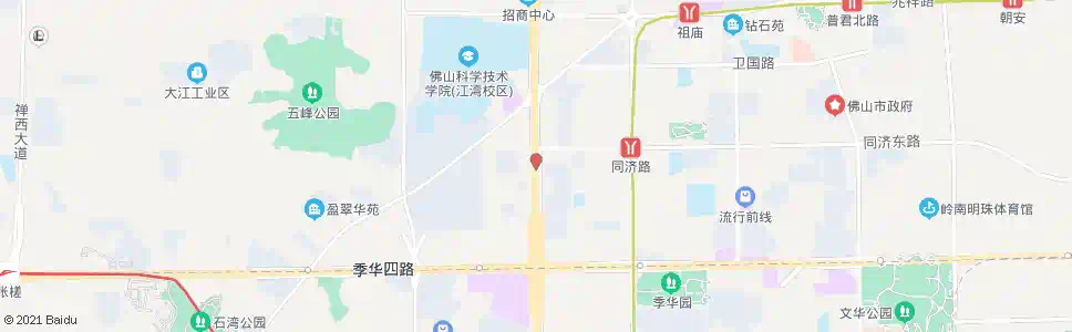 佛山同济西_公交站地图_佛山公交_妙搜公交查询2025