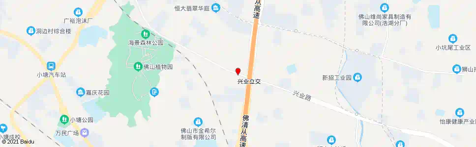 佛山兴业西路一环路口_公交站地图_佛山公交_妙搜公交查询2025