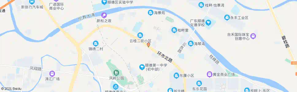 佛山环市北丹桂路口_公交站地图_佛山公交_妙搜公交查询2025
